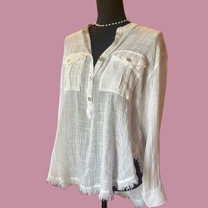 Free People Dream Tunic white Medium
